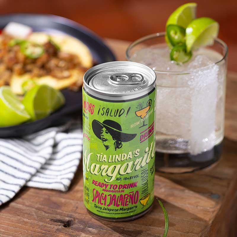 Tia Linda's Margarita Spicy Jalapeno 4pk - Image 3